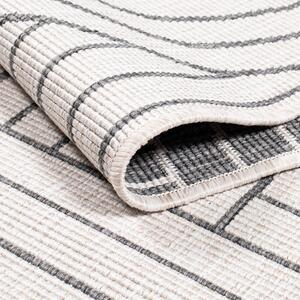 Dekorstudio Obojstranný koberec na terasu DuoRug 5842 - sivý Rozmer koberca: 80x150cm