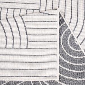 Dekorstudio Obojstranný koberec na terasu DuoRug 5842 - sivý Rozmer koberca: 120x170cm
