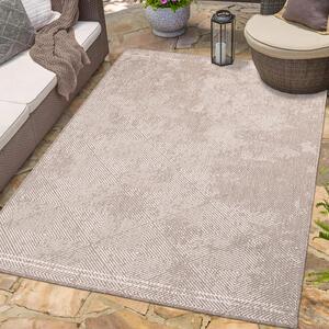 Dekorstudio Obojstranný koberec na terasu DuoRug 5845 - béžový Rozmer koberca: 160x230cm