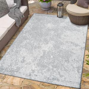 Dekorstudio Obojstranný koberec na terasu DuoRug 5845 - sivý Rozmer koberca: 120x170cm