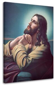 Obraz na plátne Ježiš sa modlí Rozmery: 40 x 60 cm