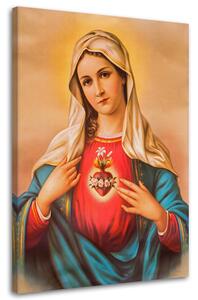 Obraz na plátne Srdce Panny Márie Rozmery: 40 x 60 cm
