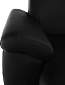 Rohová sedačka U s rozkladom a úložným priestorom Biter U P - čierna