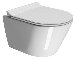 GSI, KUBE X závesná WC misa, Swirlflush, 50x36 cm, biela ExtraGlaze, 941611