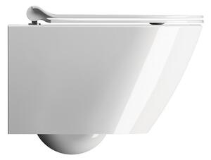 GSI KUBE X závesná WC misa, Swirlflush, 36x50 cm, biela ExtraGlaze