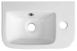 Bruckner GERDA keramické umývadlo, 37x24, 5cm, pravé, biela