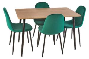 Jídelní sestava OTTAVIO stůl 120/70 + 4 židle