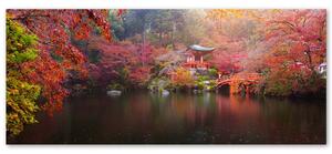 Obraz na plátne Japonsko vo farbách jesene Rozmery: 90 x 30 cm