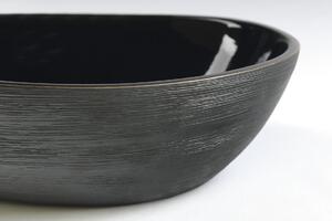 Sapho PRIORI keramické umývadlo na dosku 51x38 cm, čierna