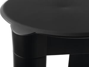 MARPLAST COLORED kúpeľňová stolička 37x39x37cm, ABS, čierna mat