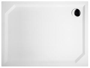 Gelco, SARA sprchová vanička z liateho mramoru, obdĺžnik 100x75x3,5 cm, hladká, HS10075