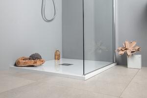 Polysan, FLEXIA sprchová vanička z liateho mramoru s možnosťou úpravy rozmeru 100x90x3cm, 72925