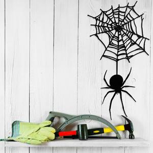 DUBLEZ | Drevená dekorácia na Halloween - Pavúk