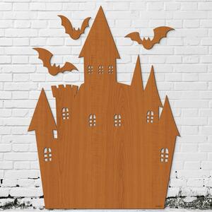 DUBLEZ | Halloweenská dekorácia na stenu - Strašidelný hrad