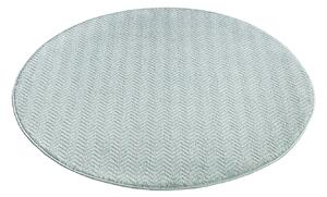 Dekorstudio Okrúhly jednofarebný koberec FANCY 805 - mentolový Priemer koberca: 120cm