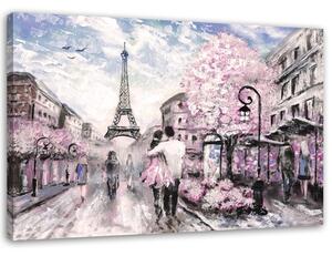 Obraz na plátne Jar v Paríži Rozmery: 60 x 40 cm