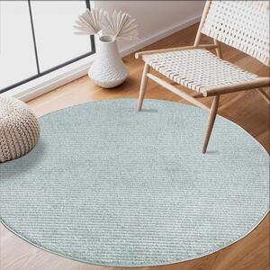 Dekorstudio Okrúhly jednofarebný koberec FANCY 900 - mentolový Priemer koberca: 200cm