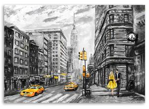 Obraz na plátne Ulica v New Yorku Rozmery: 60 x 40 cm