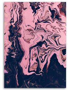 Obraz na plátne Abstraktné maľované v ružovej farbe Rozmery: 40 x 60 cm