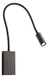 Redo Redo 01-2755 - LED Nástenná lampa WALLIE LED/3W/230V USB CRI 90 čierna UN1336 + záruka 3 roky zadarmo