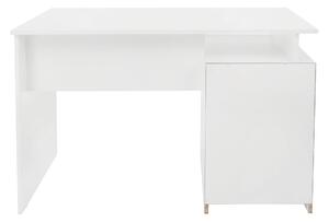 KONDELA PC stôl, biela, HANY NEW