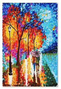 Obraz na plátne Jesenné stromy v parku Rozmery: 40 x 60 cm