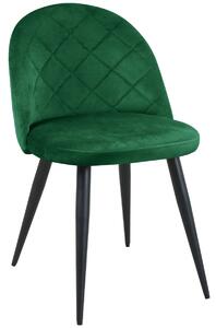 Ak furniture Čalouněná designová židle Poppy zelená