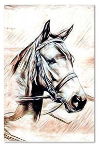 Obraz na plátne Maľovaný kôň Rozmery: 40 x 60 cm