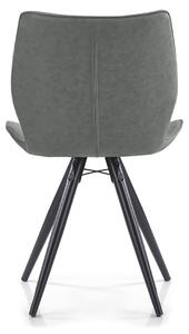 Sivá jedálenská stolička HORSAL