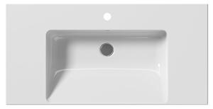 GSI, NORM keramické umývadlo 100x18x50 cm, biela ExtraGlaze, 8633111