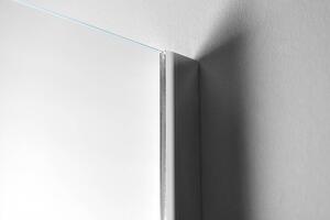Aqualine Sapho, WALK-IN stena na inštaláciu na múr so vzperou, jednodielna, 800 mm, matné sklo