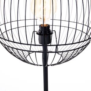 Moderná stojaca lampa čierna - Sphaera