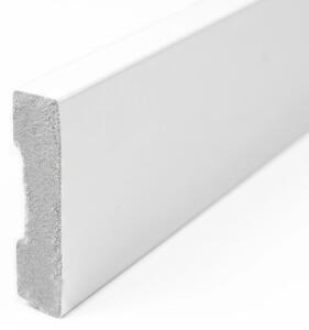 GGD Podlahová lišta HDPS 6cm biela hladká