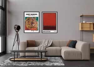 Plagát Orange, Red and Red | Mark Rothko