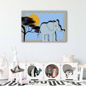 Obraz na plátne Slon africký Rozmery: 60 x 40 cm