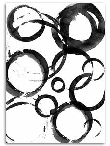 Obraz na plátne Abstraktné kruhy Rozmery: 40 x 60 cm