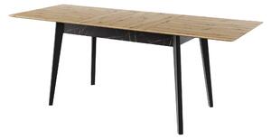 Jedálenský stôl MARMO dub artisan/čierna