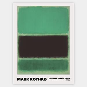 Plagát Green and Black on Green | Mark Rothko