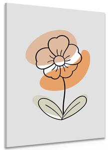 Obraz minimalistický kvet No4