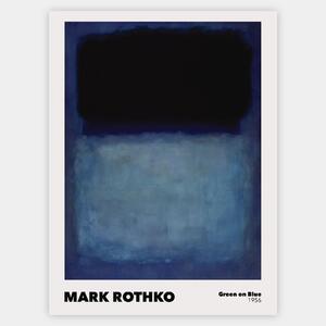 Plagát Green on Blue | Mark Rothko