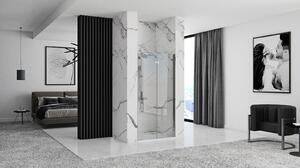 Rea Molier, skladacie sprchové dvere 100x190cm, 6mm číre sklo, chrómový profil, REA-K6371