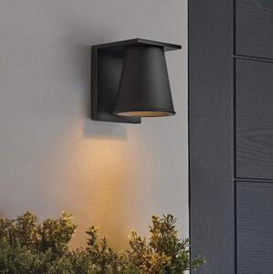 Hinkley HK-HANS-S-BLK -LED Vonkajšie nástenné svietidlo HANS 1xGU10/8W/230V IP44