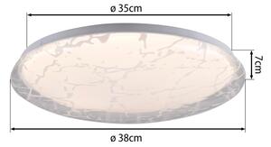 JUST LIGHT. 14008-16 - LED stmievateľné stropné svietidlo ART PLAFO LED/20W/230V biela + DO