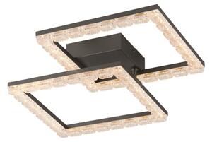 JUST LIGHT. 14732-18 - LED Stropné svietidlo GLITRA LED/17,5W/230V čierna