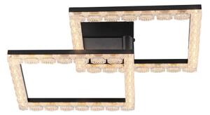 JUST LIGHT. 14732-18 - LED Stropné svietidlo GLITRA LED/17,5W/230V čierna