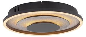 JUST LIGHT. 14409-21 - LED stropné svietidlo GLITTY LED/22W/230V priemer 40 cm čierna