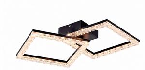 JUST LIGHT. 14732-18 - LED Stropné svietidlo GLITRA LED/17,5W/230V čierna
