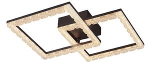 JUST LIGHT. 14732-18 - LED Stropné svietidlo GLITRA LED/17,5W/230V čierna