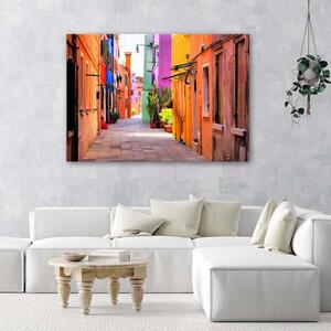 Obraz na plátne Farebná ulica Rozmery: 60 x 40 cm