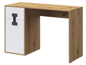 Písací stôl Tikrote 120 TE10, Farby: dub artisan / biely Mirjan24 5903211149160